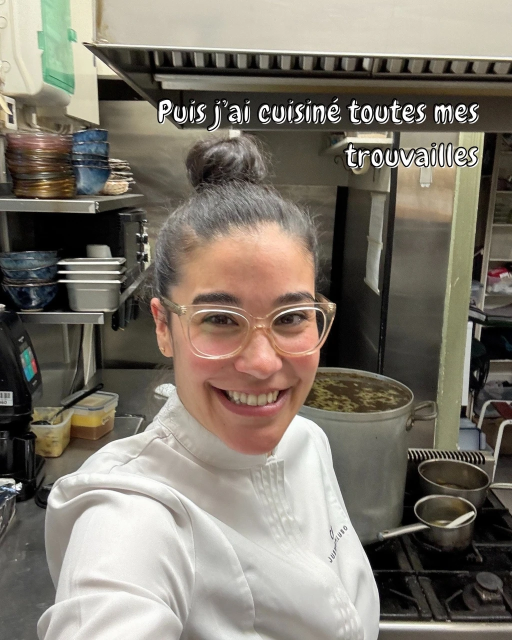 Puis j'ai cuisiné toutes mes trouvailles